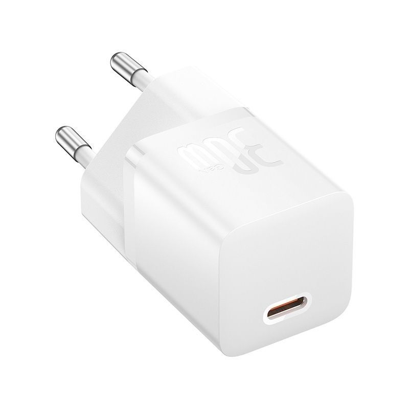Baseus USB-C GaN5 mini 30W mains charger White
