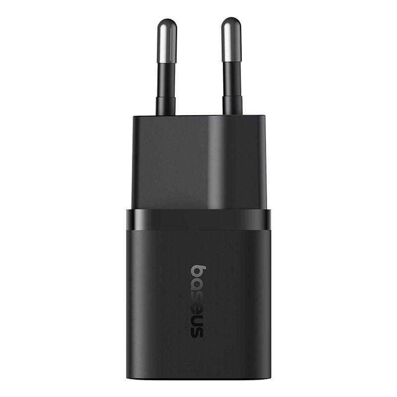 Baseus USB-C GaN5 mini 25W mains charger Black