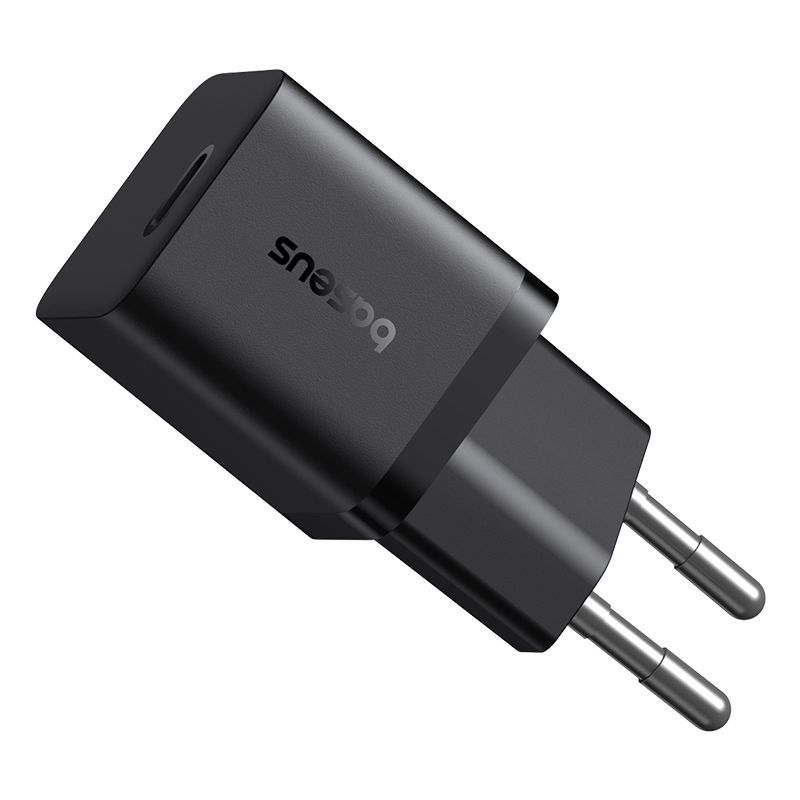Baseus USB-C GaN5 mini 25W mains charger Black