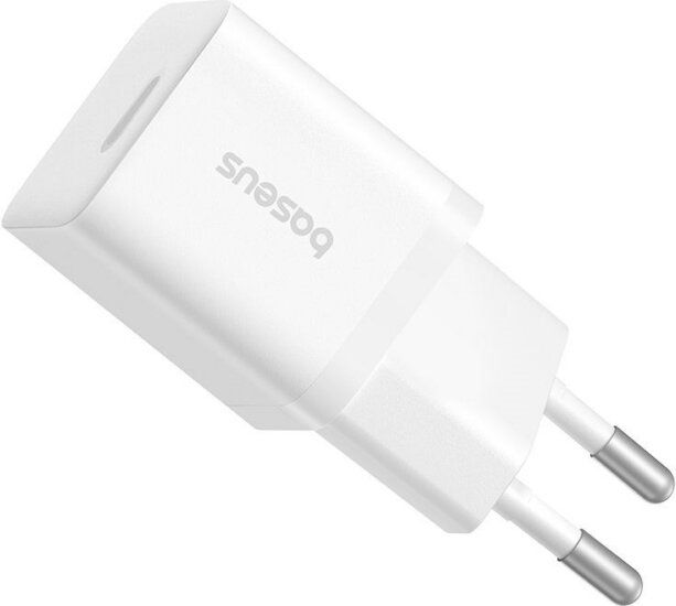 Baseus USB-C GaN5 mini 25W mains charger White