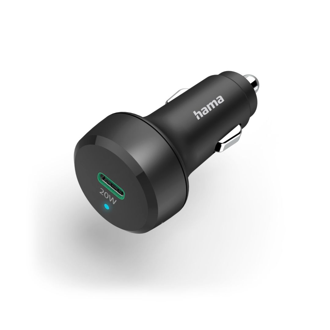 Hama Car Fast Charger USB-C PD 20W Black