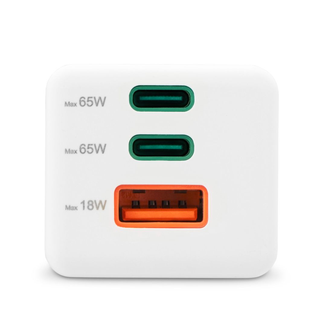 Hama Fast Charger GaN Mini Charger PD 65W White