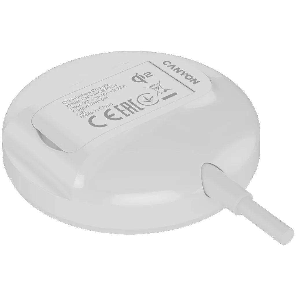 Canyon WS-105 Wireless Charger White