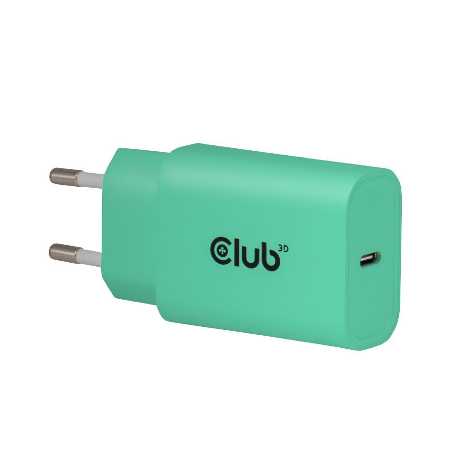 Club3D USB-C Charger 30W Green (2-Pack)