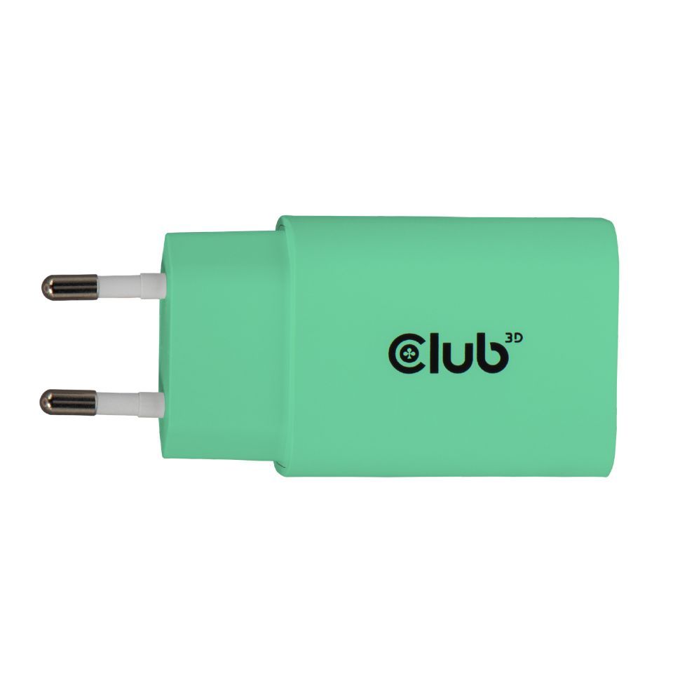Club3D USB-C Charger 30W Green (2-Pack)