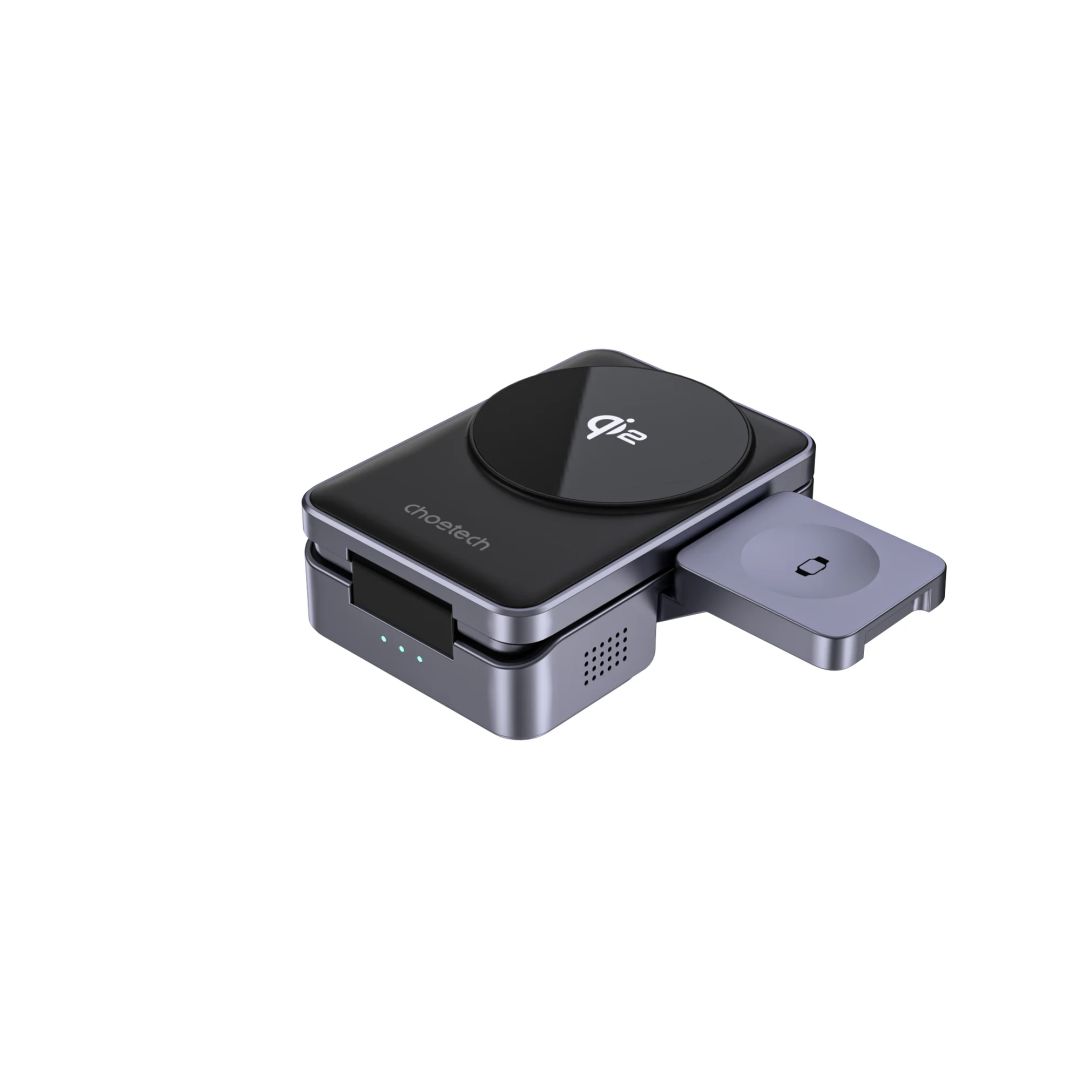 Choetech  T637-F 3in1 Qi2 MagLeap Wireless Charger Black