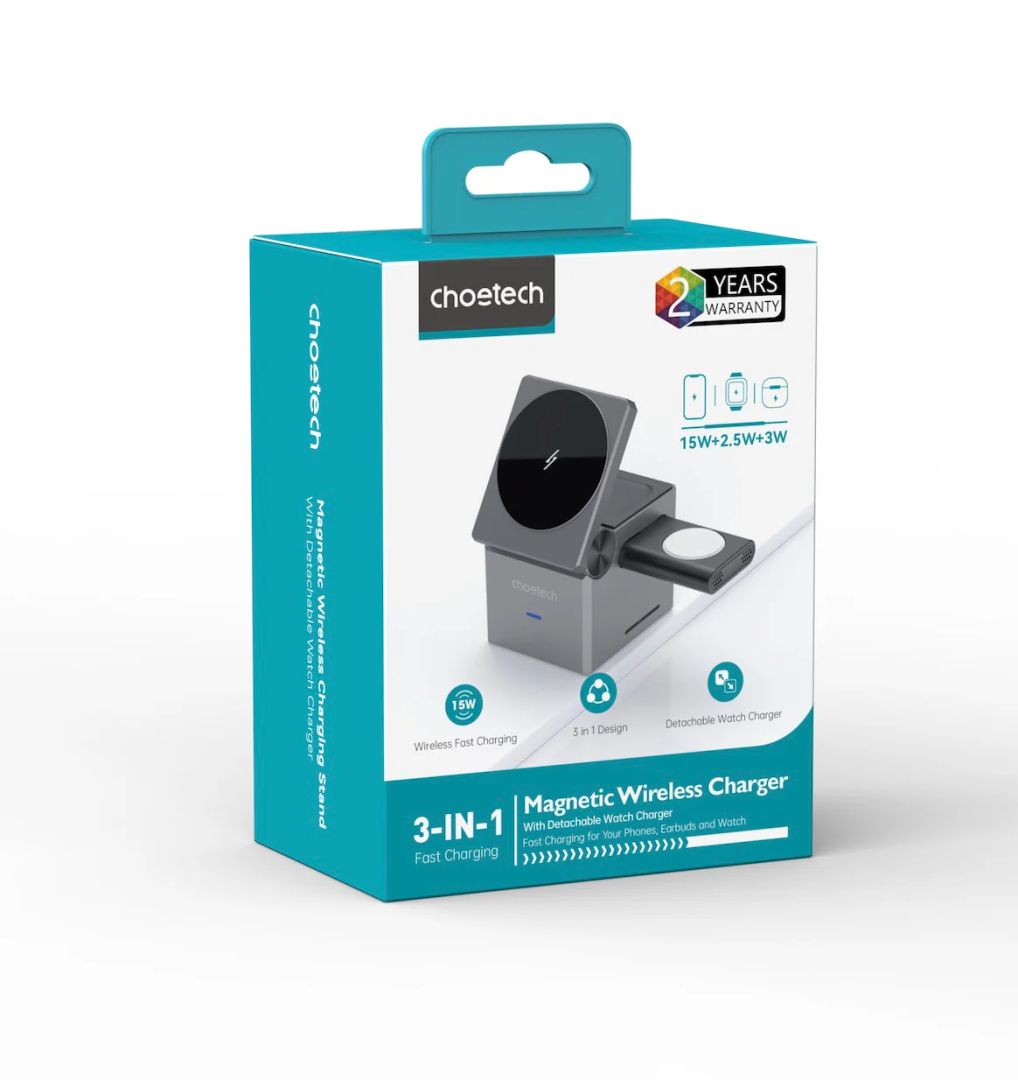 Choetech  T632-F 4in1 Magnetic Wireless Charger Black