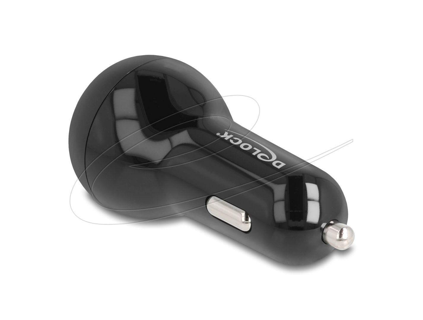 DeLock Car Charger 2 x USB Type-C™ PD 3.0 with 40W Black