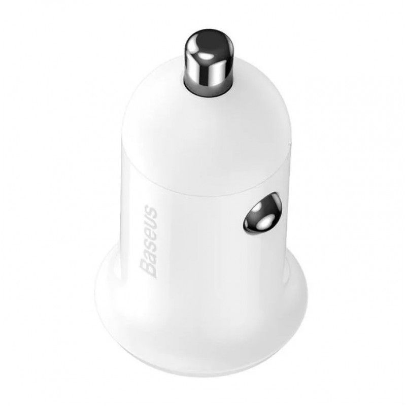 Baseus Golden Grain Pro Car Charger White