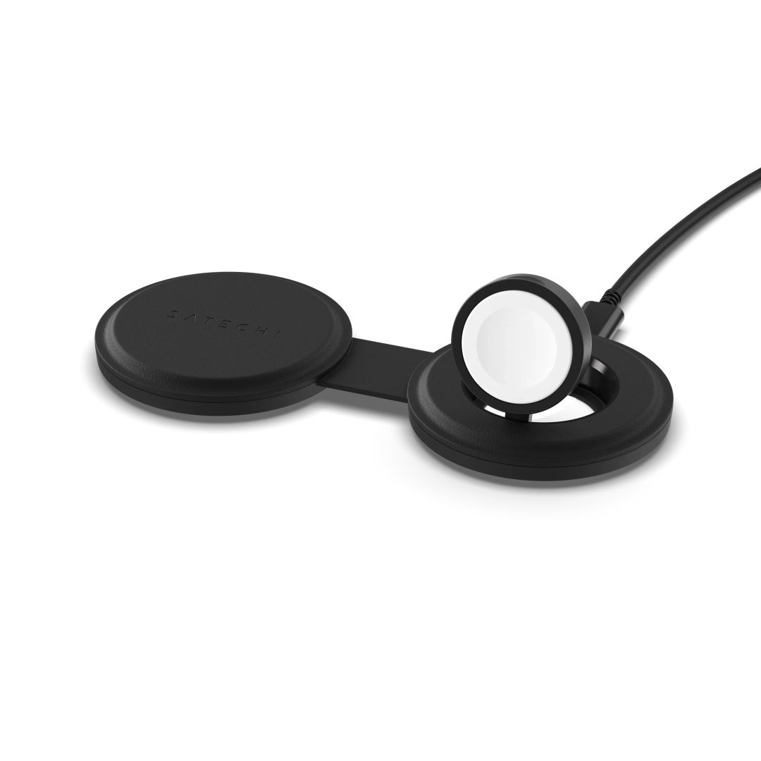 Satechi OntheGo 2-in-1 Wireless Charger Black
