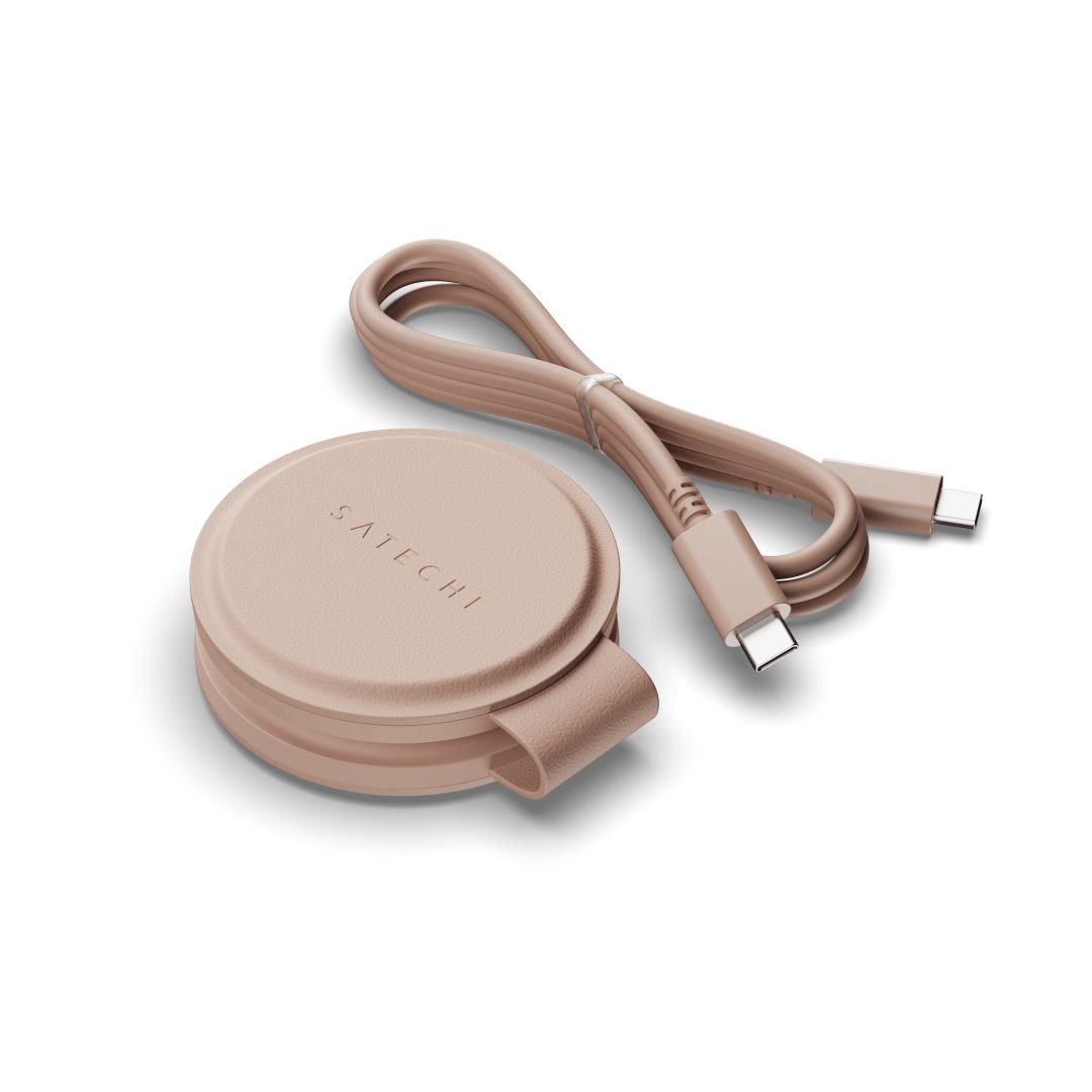 Satechi OntheGo 2-in-1 Wireless Charger Desert Rose