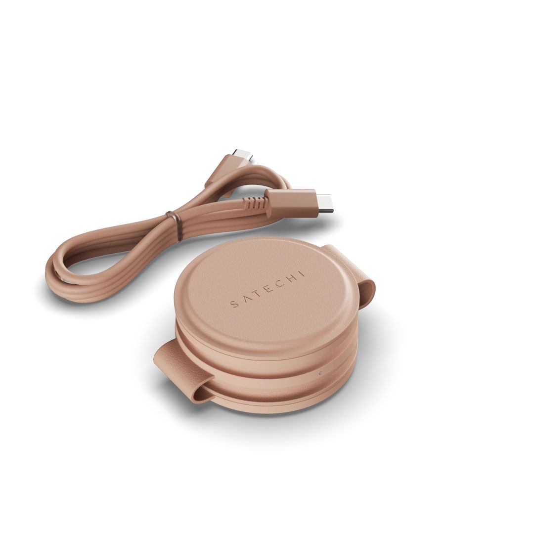 Satechi OntheGo 3-in-1 Wireless Charger Desert Rose