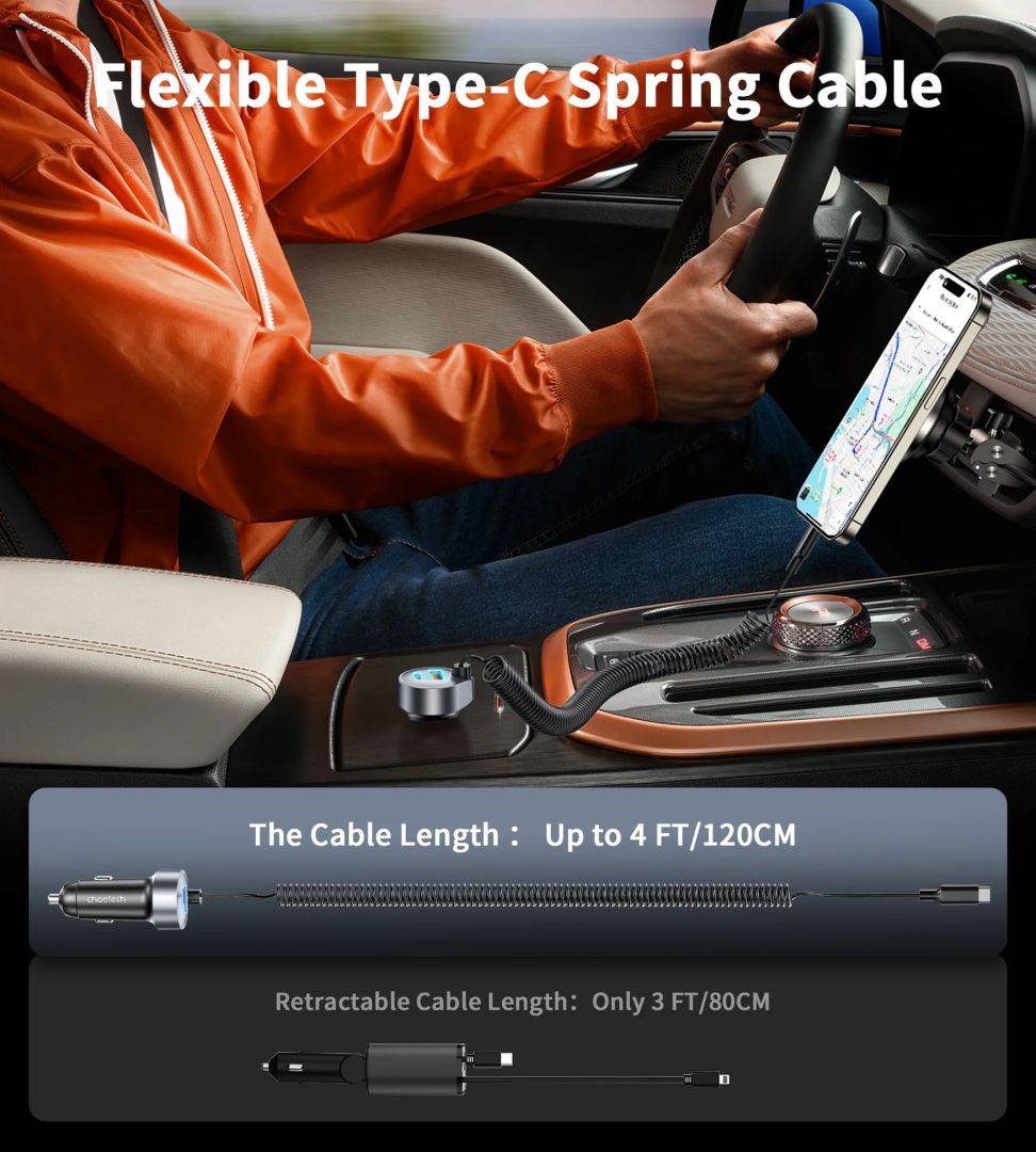 Choetech  TC0030 65W Car Charger Black