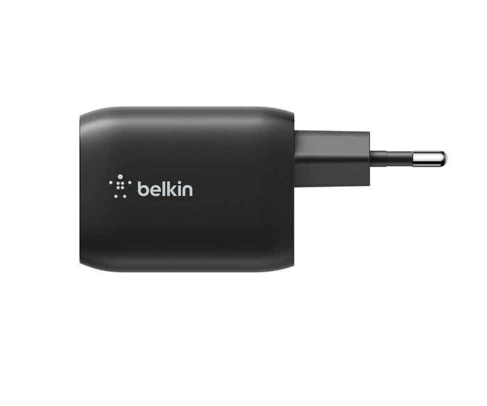Belkin BoostCharge Dual Port USB-C Adapter Black