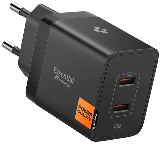 Spigen Essential 47W Wall Charger Black