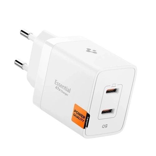 Spigen Essential 47W Wall Charger White