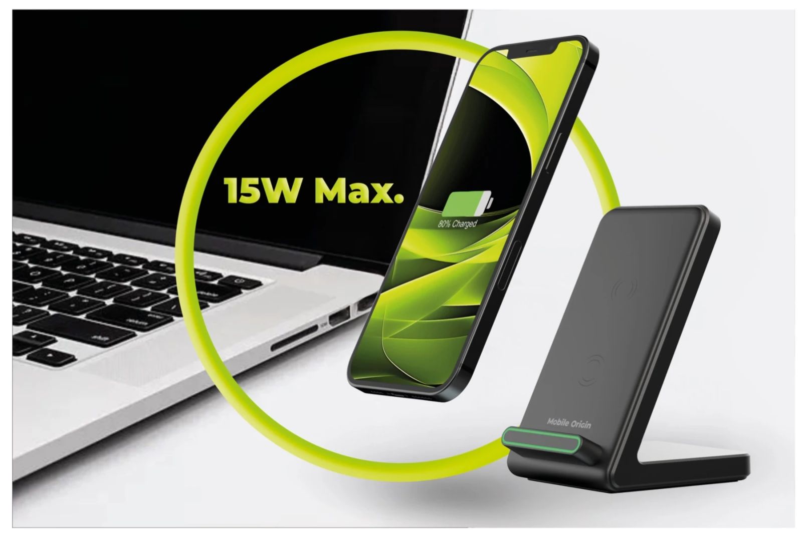 Mobile Origin 15W Wireless Charging Stand PW10