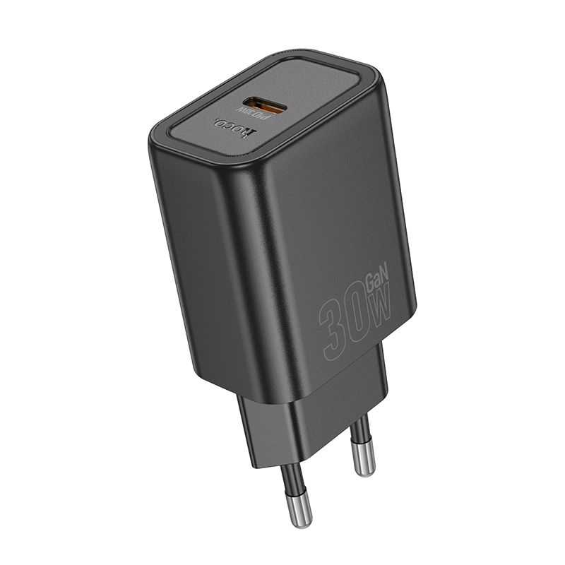 Hoco N62 Gentle PD Wall Charger Black