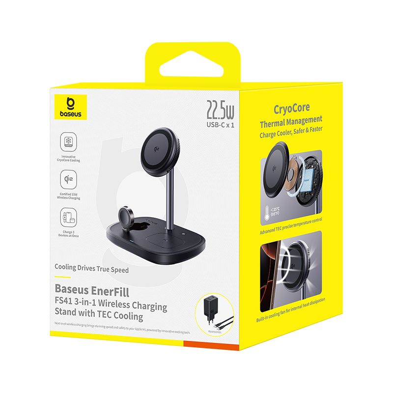 Baseus EnerFill FS41 3-in-1 Wireless Charging Stand