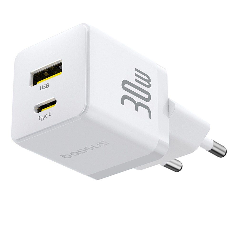Baseus Palm USB-A/C Adapter 30W White