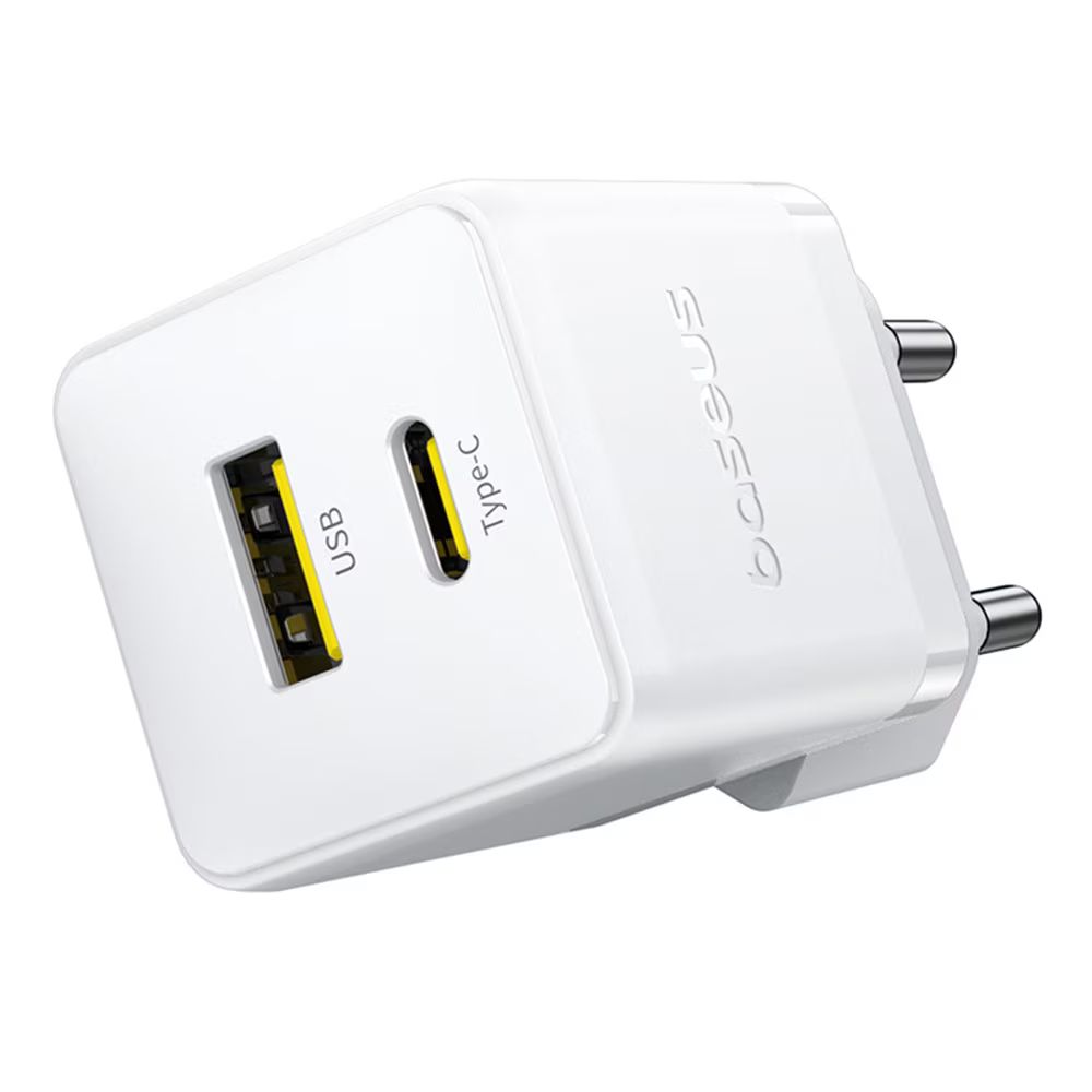 Baseus Palm USB-A/C Adapter 30W White