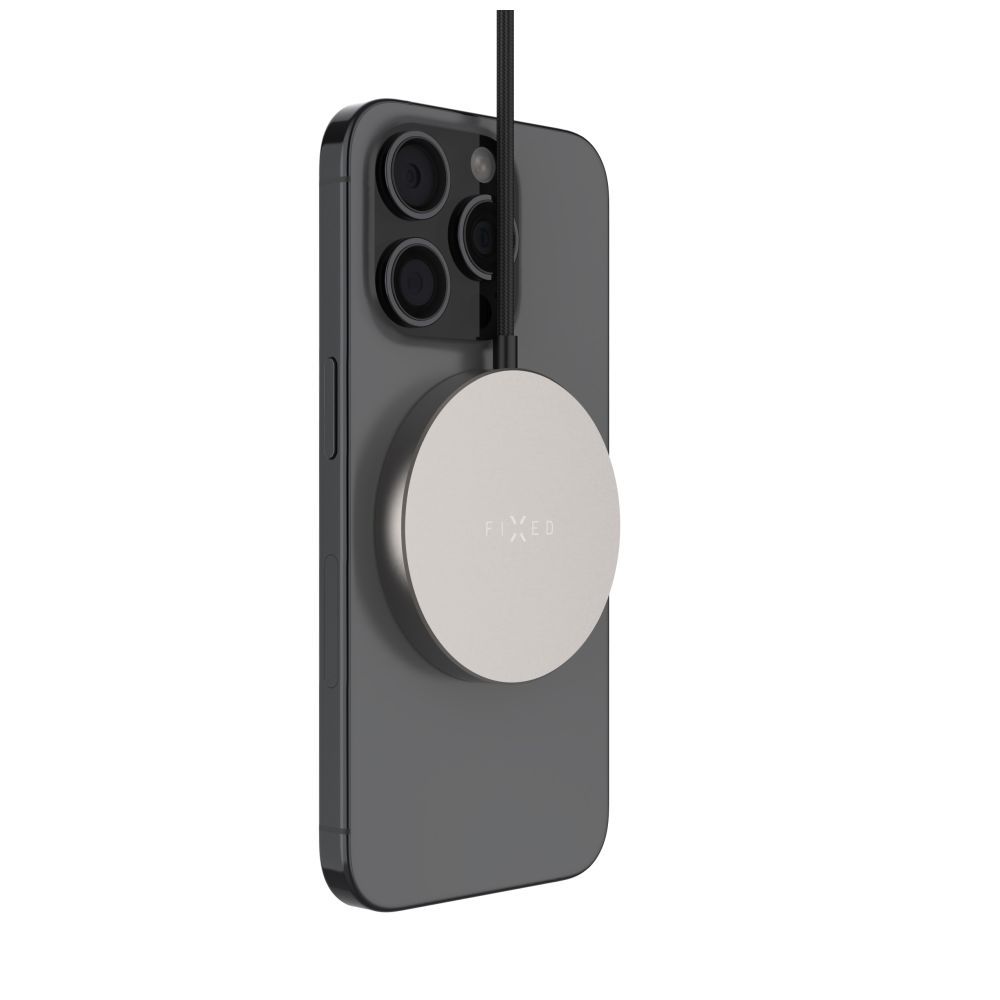 FIXED MagPad Slim Qi2 MagSafe Wireless töltő Titan