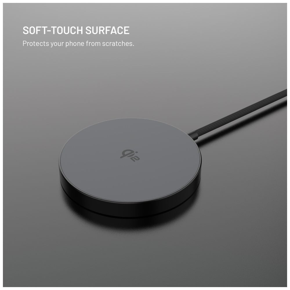 FIXED MagPad Slim Qi2 MagSafe-Unterstützung Wireless töltő, fekete