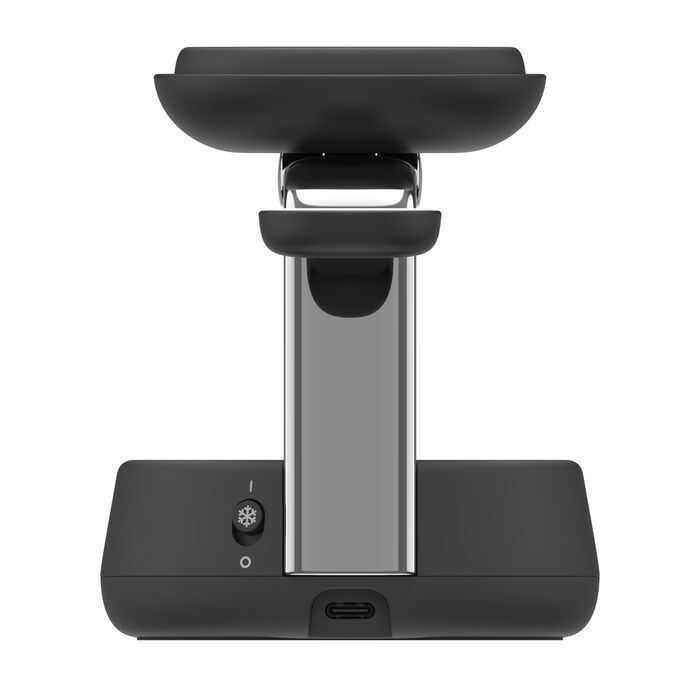 Belkin UltraCharge Pro 25W Qi2 magnetic 3-in-1 Charger Black