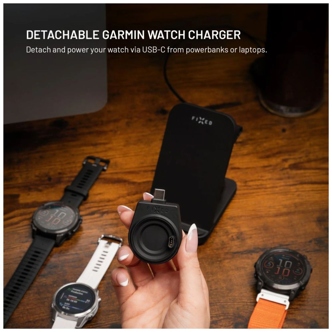 FIXED Powerstation for Garmin Black