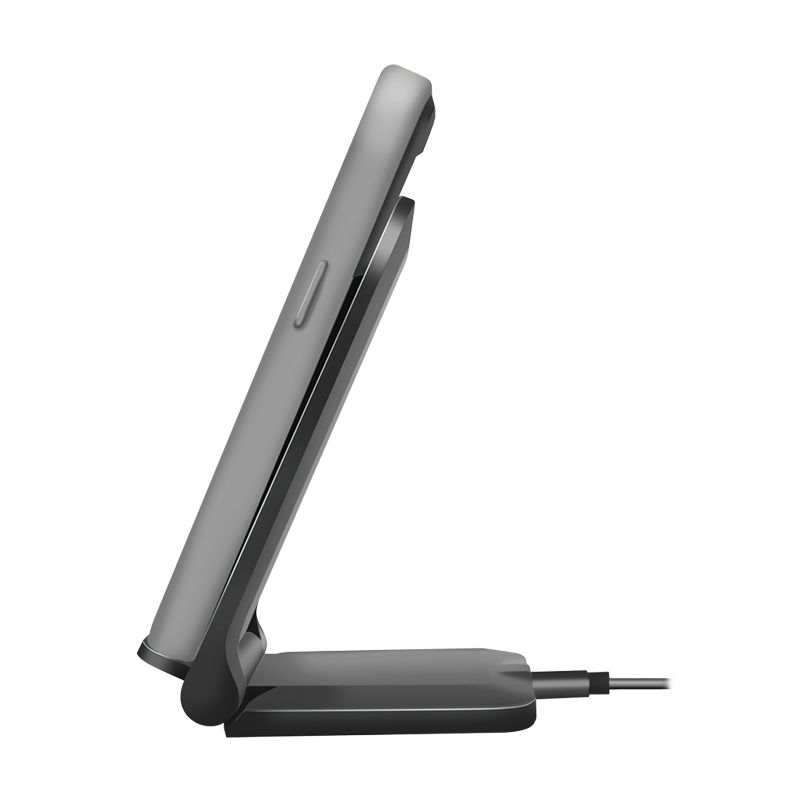 Logilink PA0315RF Smartphone stand with wireless charging function Black