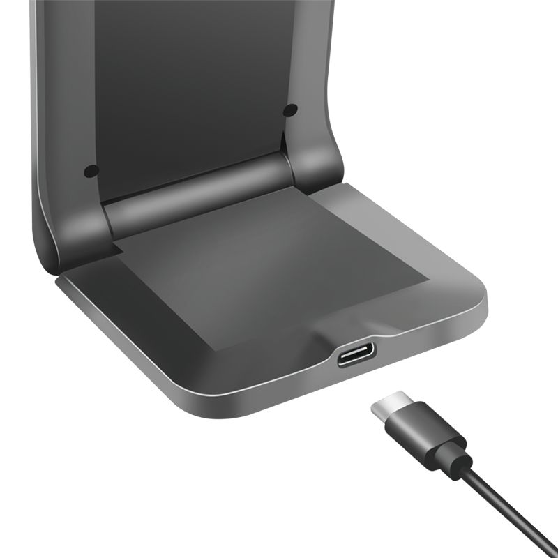 Logilink PA0315RF Smartphone stand with wireless charging function Black