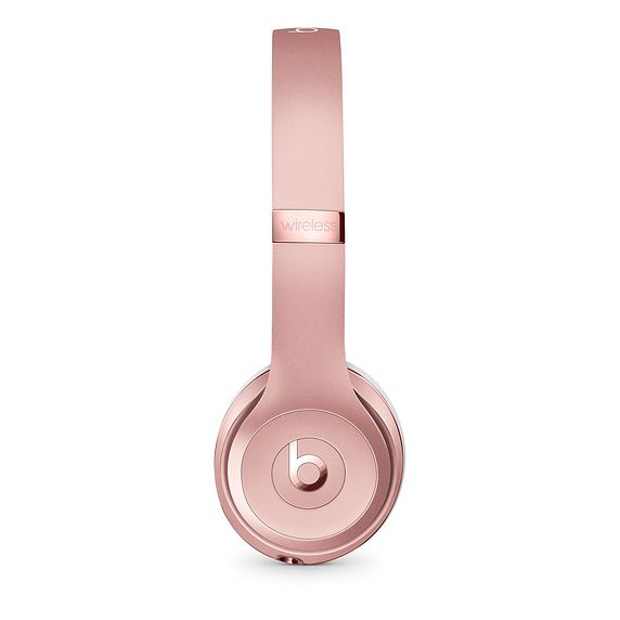Apple Beats Solo3 Bluetooth Headset Icon Collection Rose Gold