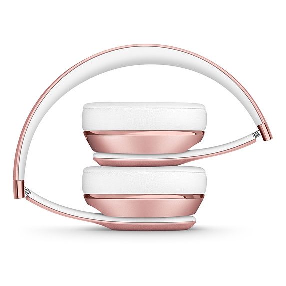 Apple Beats Solo3 Bluetooth Headset Icon Collection Rose Gold