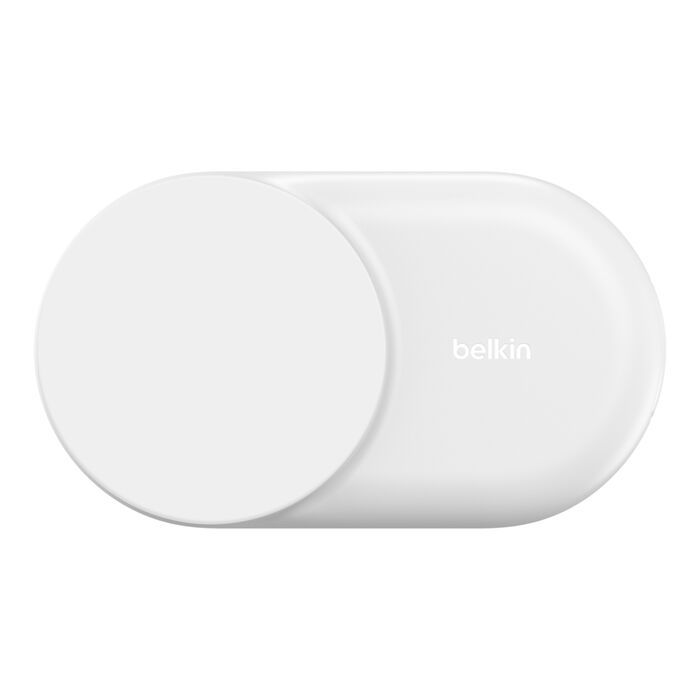 Belkin UltraCharge 25W Qi2 magnetic 2-in-1 Charger White