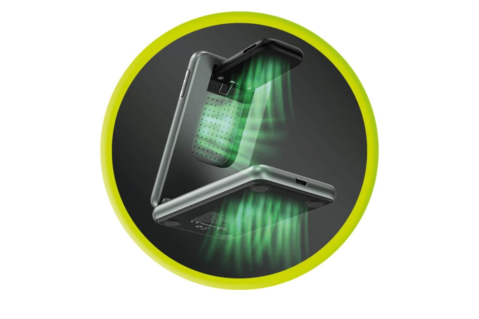 Mobile Origin 3in1 Foldable Qi2 Charger PW8 Silver