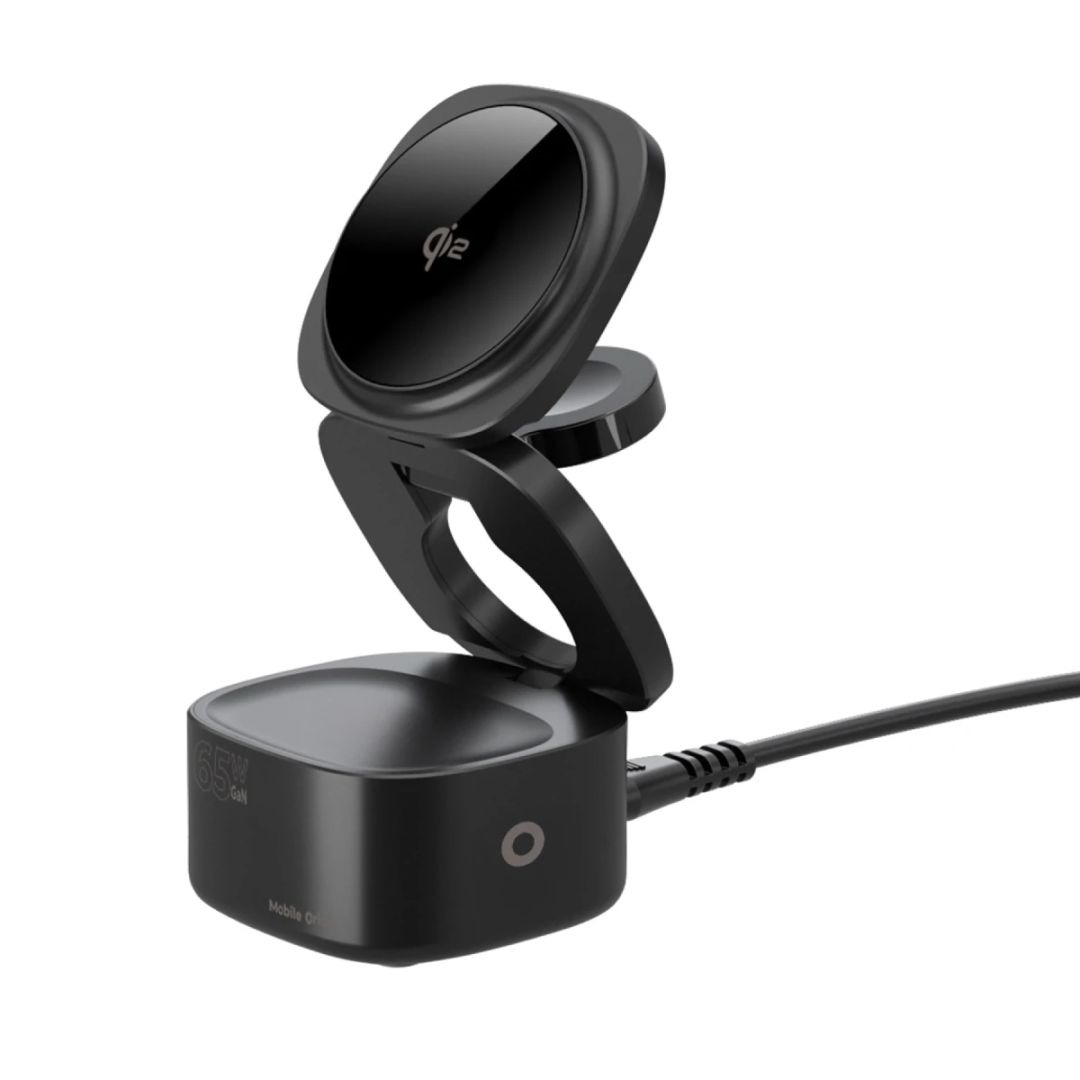 Mobile Origin 65W GaN 5in1 Foldable Qi2 Charger PW1