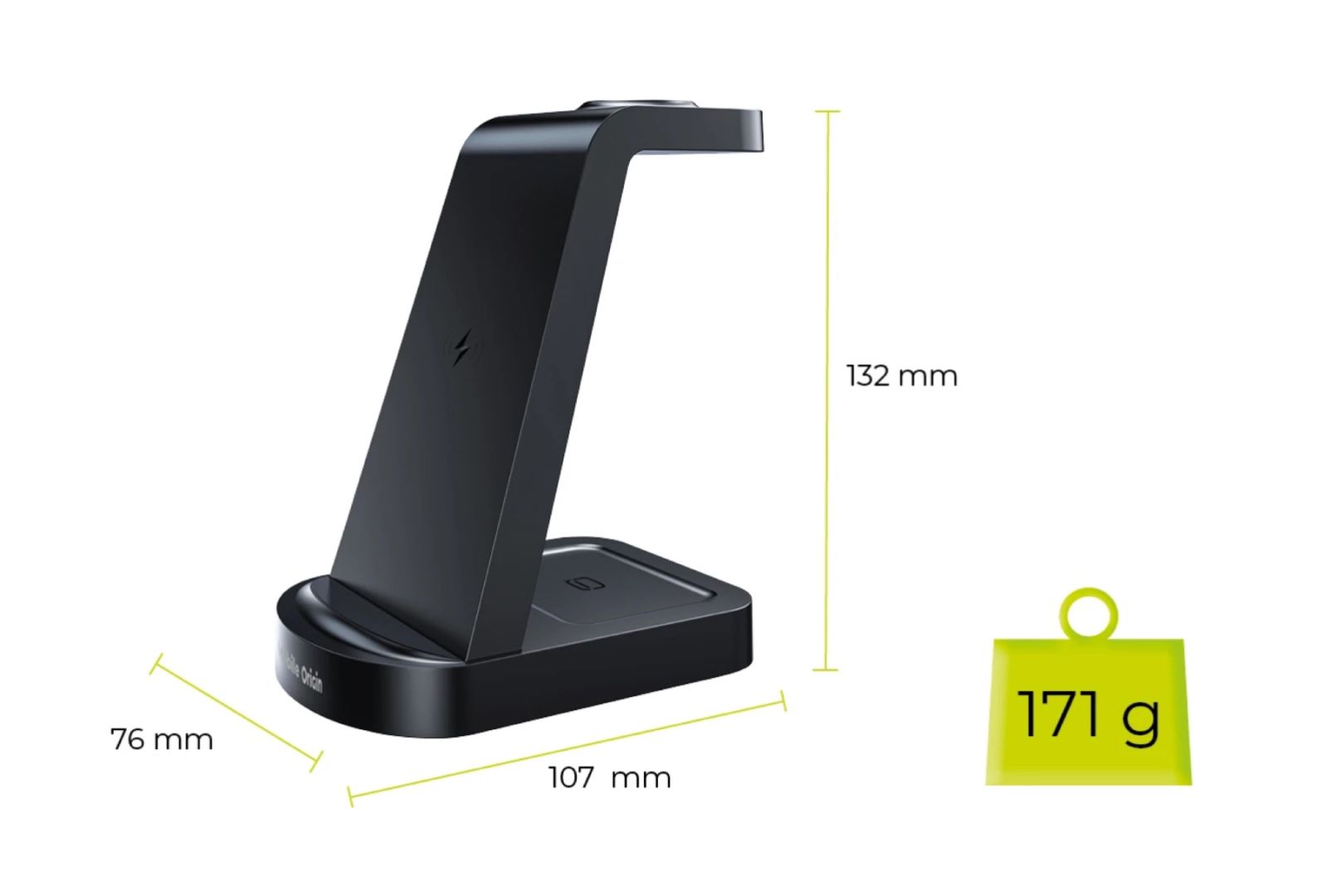 Mobile Origin 3in1 Wireless Charger PW13 Samsung Compatible