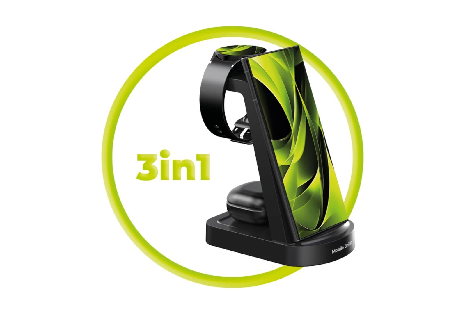 Mobile Origin 3in1 Wireless Charger PW13 Samsung Compatible