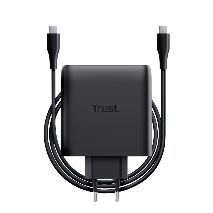 Trust Maxo 100W 2-Port USB-C GaN Charger Black