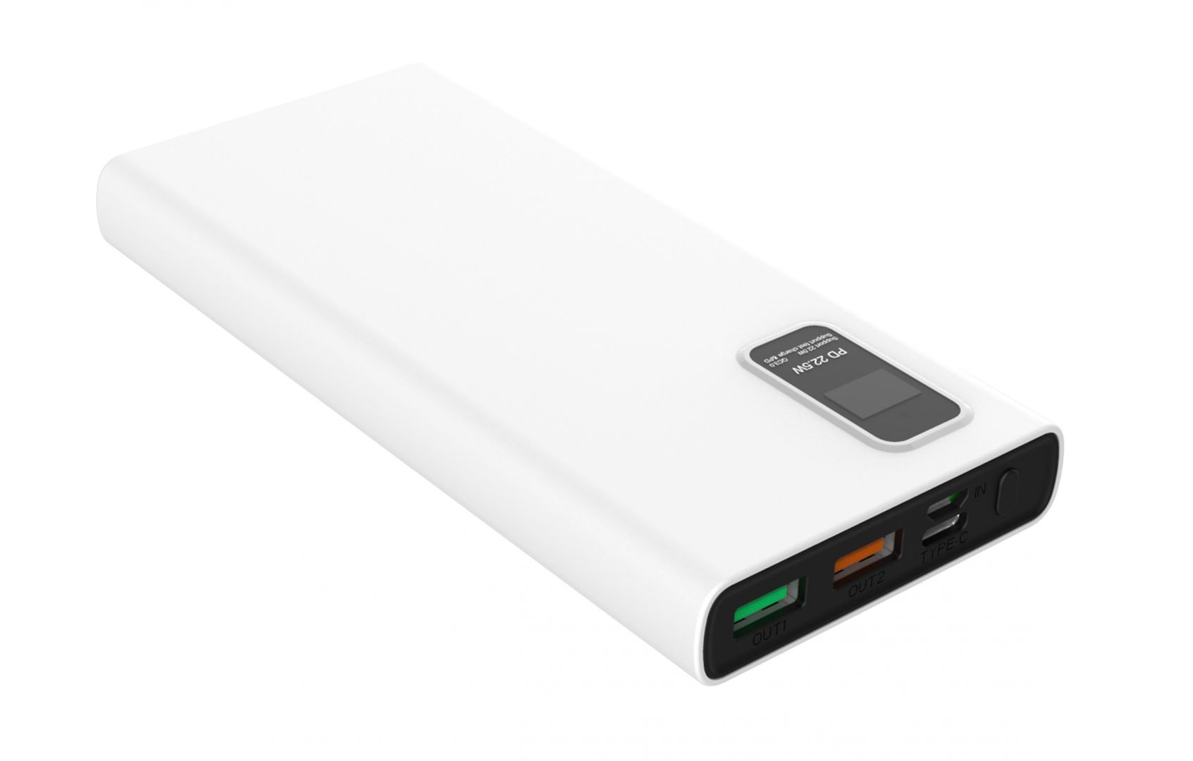 Platinet Polymer PD 3.0 QC 10000mAh White