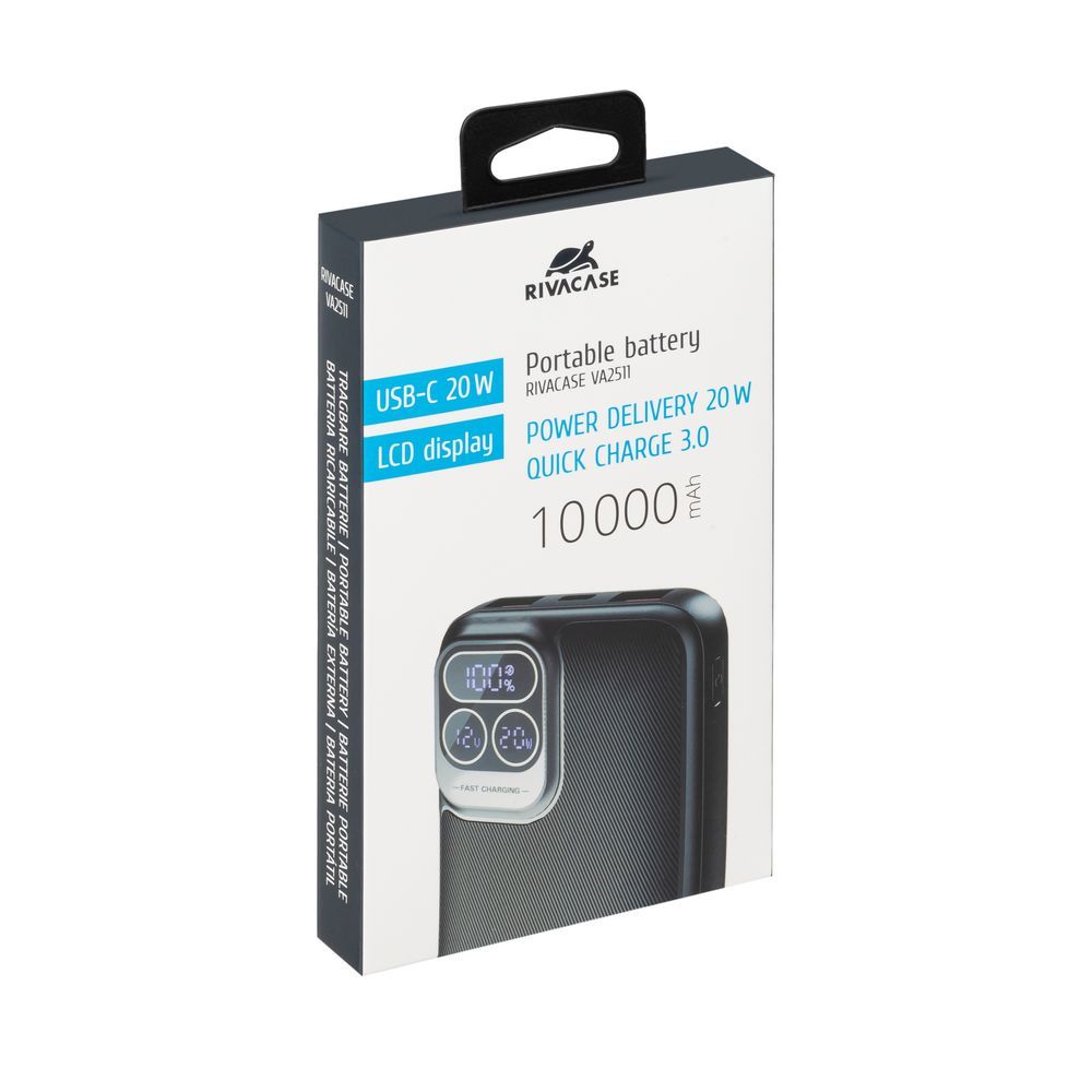 RivaCase RivaPower VA2511 10000mAh PowerBank Black