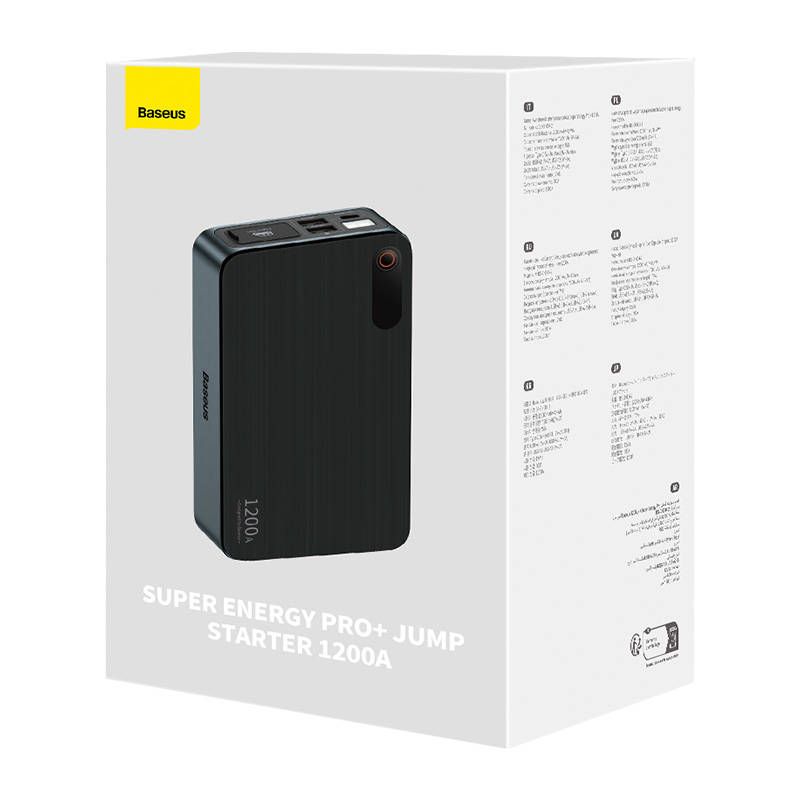 Baseus Super Energy Pro+ 12000mAh Car Jump Starter PowerBank Black