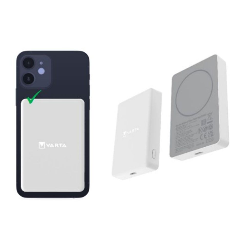 Varta Mag Pro Wireless 5000mAh PowerBank White