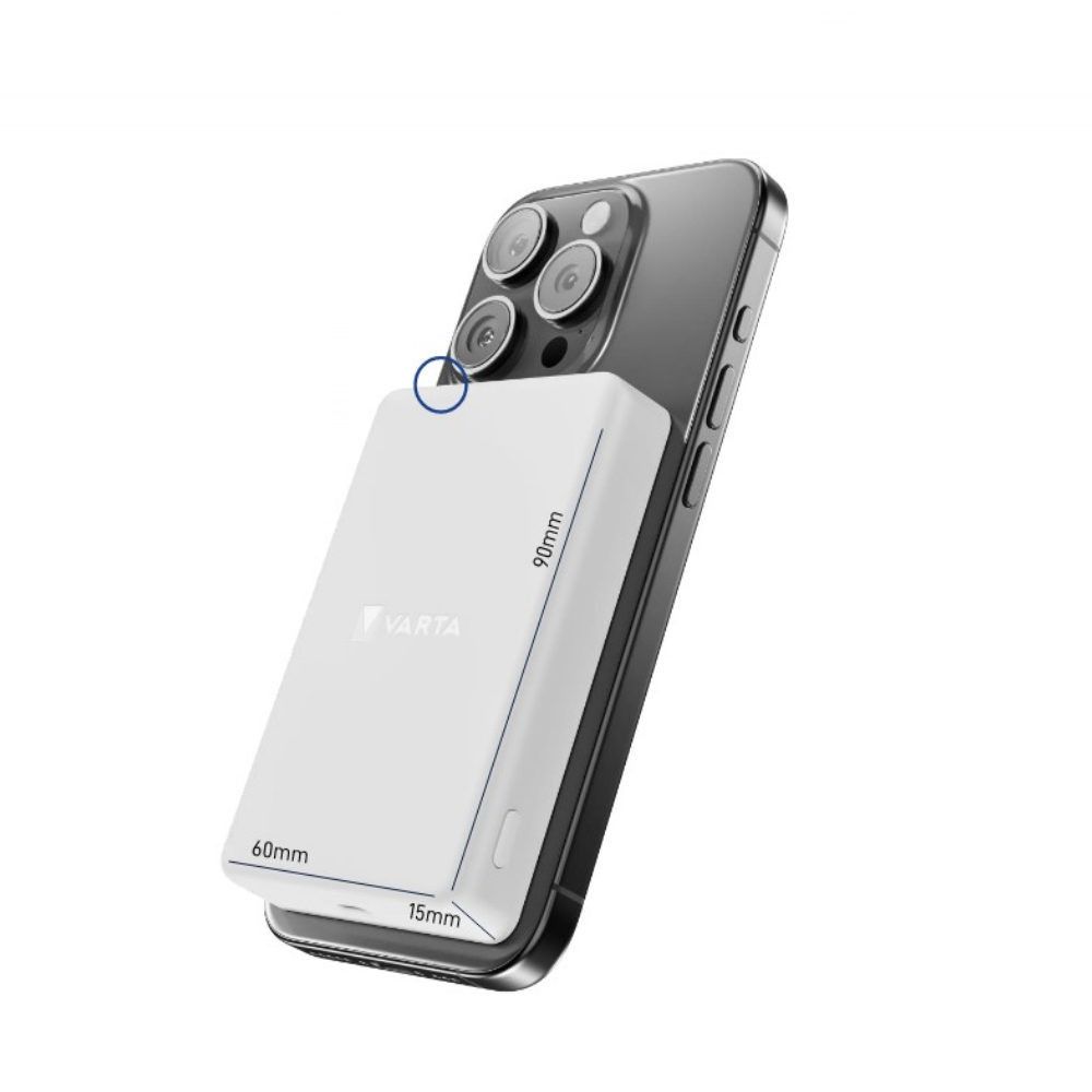 Varta Mag Pro Wireless 5000mAh PowerBank White