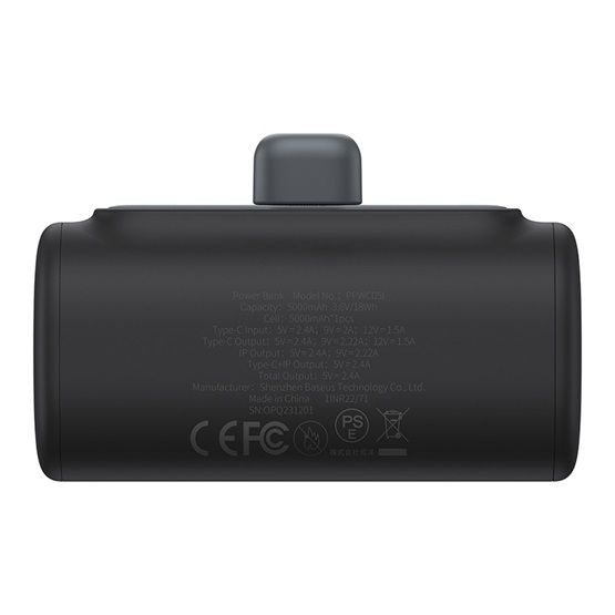 Baseus Compact 20W iPhone 5000mAh PowerBank Black