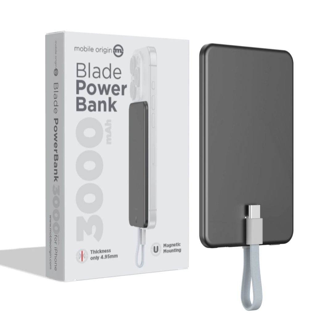 Mobile Origin Blade PowerBank 3000mAh Grey