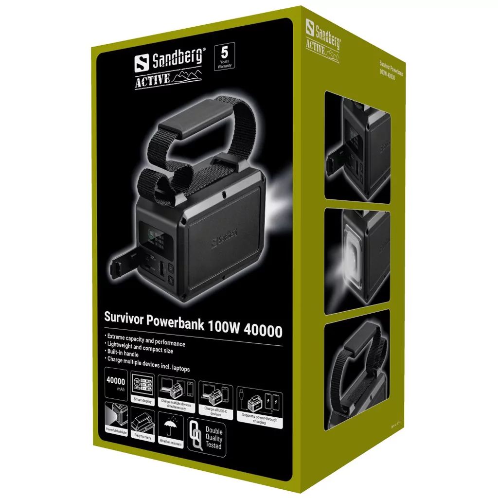 Sandberg Survivor 40000mAh Powerbank Black