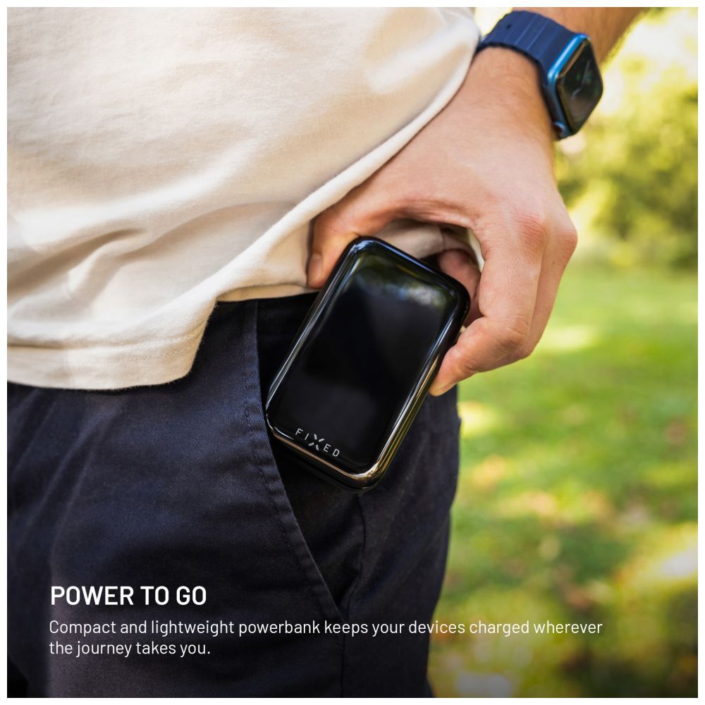 FIXED Zen 10 Pro 10 000 mAh Powerbank, fekete