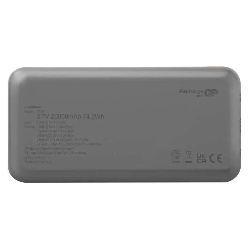 GP B+ Series 20000mAh PowerBank Black