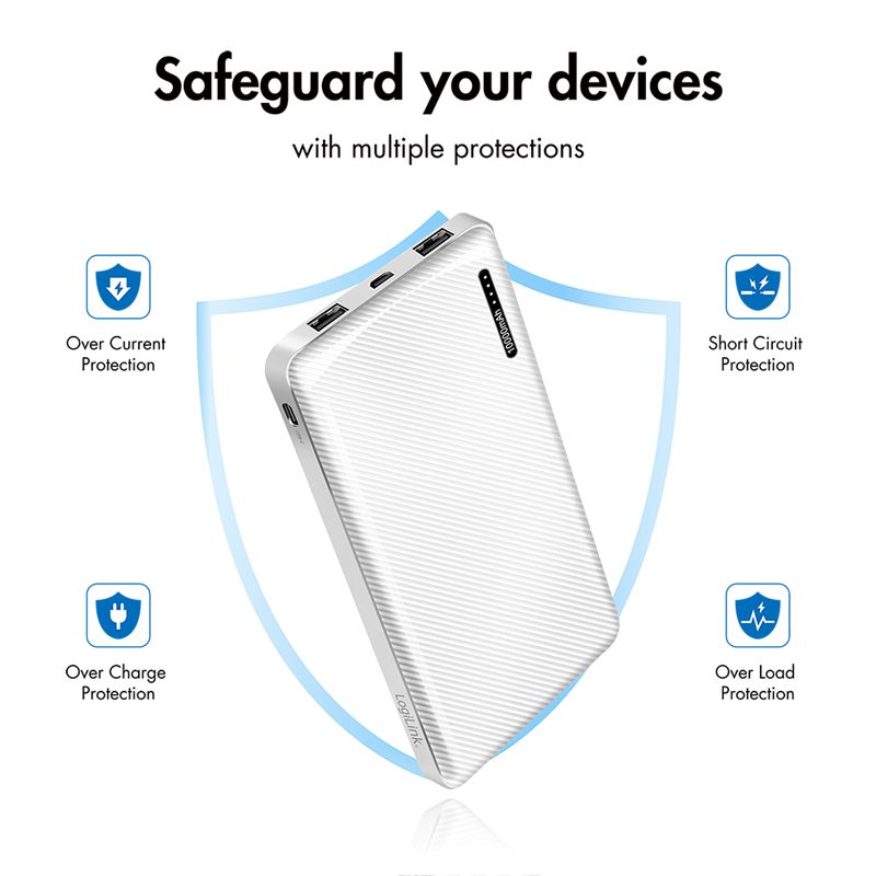 Logilink PowerBank 10000 mAh White